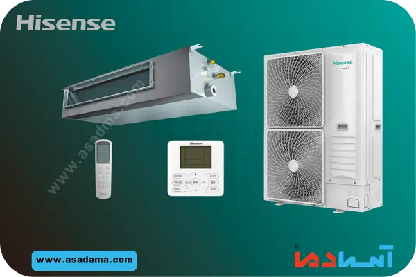 فروش داکت اسپلیت Hisense در ظرفیت‌های مختلف