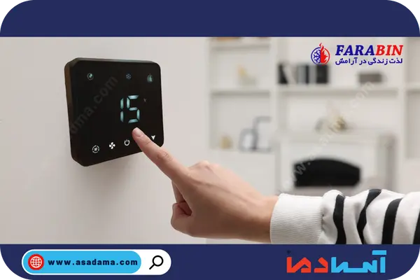 ترموستات داکت اسپلیت با ریموت کنترل